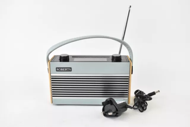 Roberts Rambler Portable DAB+ FM Retro Bluetooth Radio Duck Egg Working
