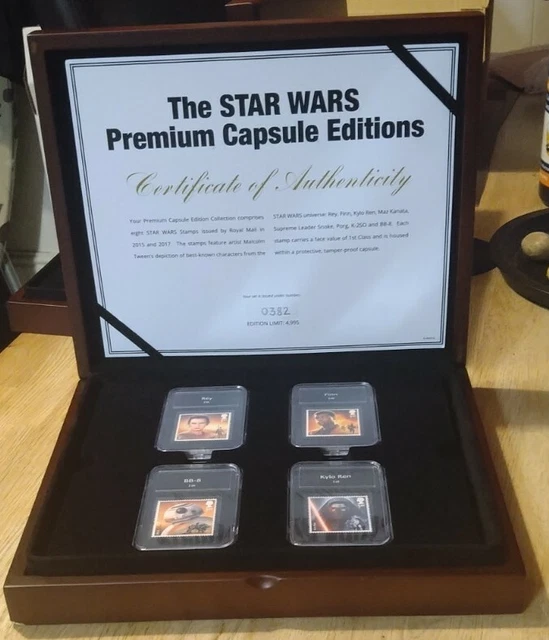 STAR WARS STAMPS The Premium Capsule Stamps Edition Limit 4,995. (382