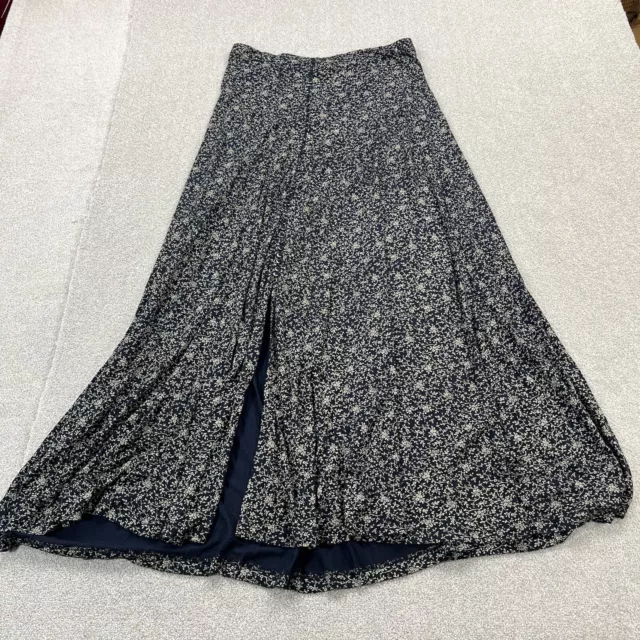 Pamplemousse for Long Tall Sally Ladies Maxi Skirt Blue Size Large 34" Waist VGC