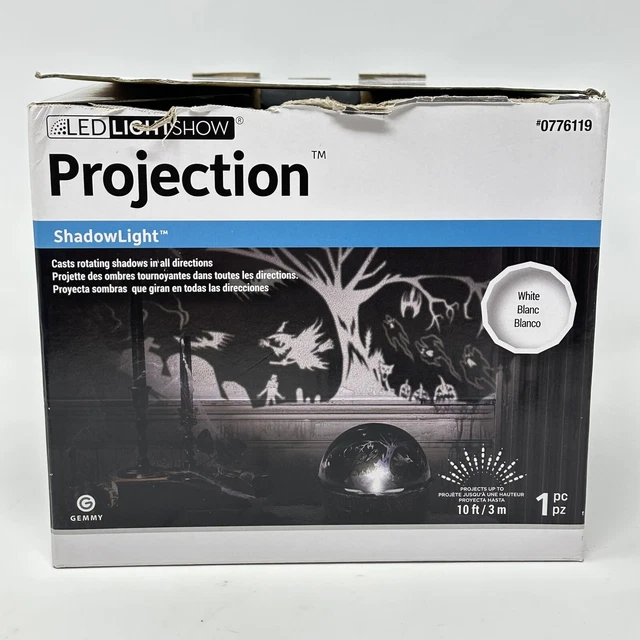 GEMMY GRAVEYARD LED Light show Halloween Tabletop Projector Indoor