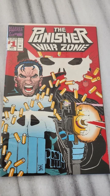 THE PUNISHER WAR ZONE #1 Marvel Comic Book * GREAT CONDITION 1992