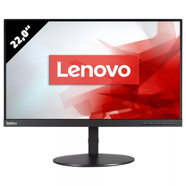 Lenovo ThinkVision T22i-10 Monitor 22 Zoll 1920x1080 FHD IPS 4ms DP HDMI schwarz