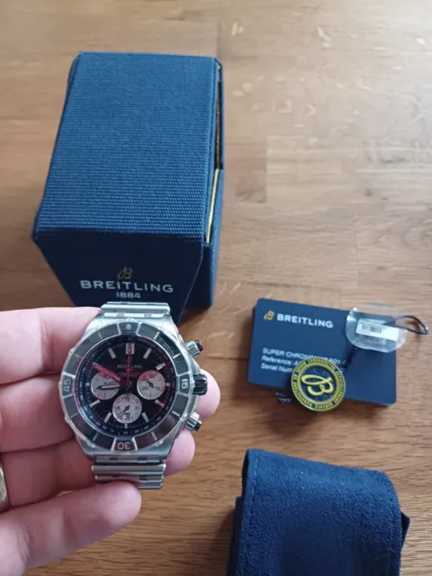 Breitling Super Chronomat B01 44 Herrenuhr .... Ungetragen