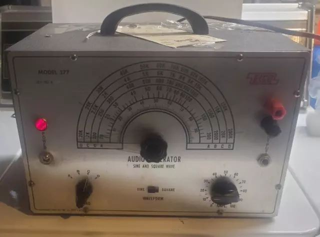 EICO Model 377 Audio Generator Sine and Square Wave 515b3