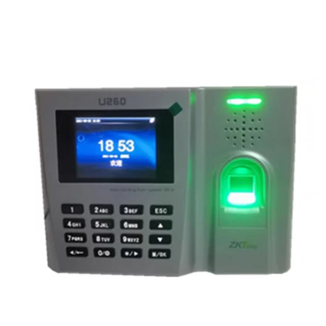 ZKTECO EMPLOYEE PUNCH Time Clock Biometric Fingerprint Attendance ...
