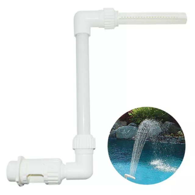 Create a Relaxing Atmosphere with the Adjustable Pool Waterfall Sprayer