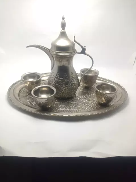 Arabic coffee pot with Arabic Coffee Islamic Vintage With Pot Cups Antique