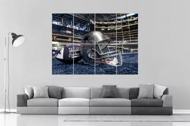 Dallas Cowboys Fußball League Nlf Wall Art Plakat Groß Format A0 Groß Druck