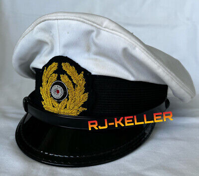 WW2 German Kriegsmarine Navy Naval Military Junior Officers Visor Hat Cap Sz: 58