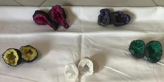 Quarz Druse Geoden Marokko Konvolut 5 Geoden
