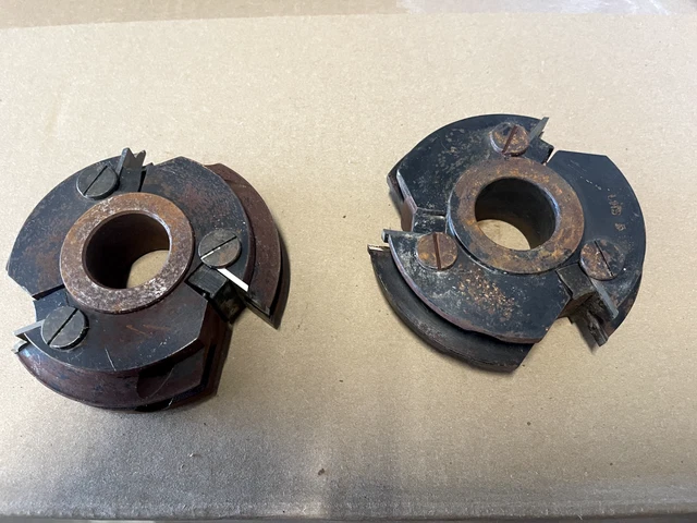 2 Byrd Shaper Cutter Head 1-1/4" Stile And Rail Cabinet Doors Cope And Stick