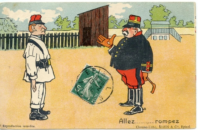 Cpa / Postcard / Humor / Satire / Fantasy Illustrator / Go Break ....