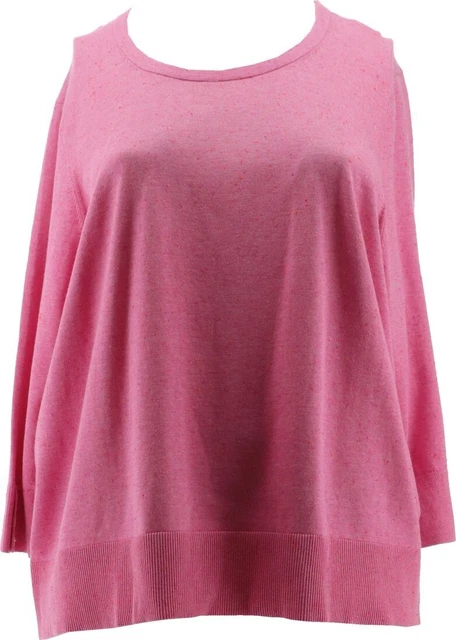 Lands' End Sweater Pink BEGO Donegal PXS # 489015