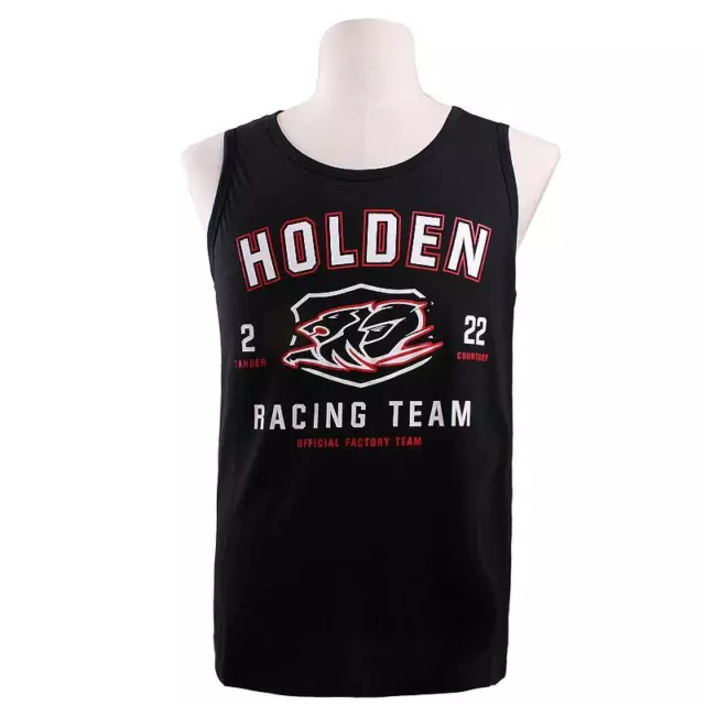 Holden Racing Team Mens Singlet Black Size S-4XL