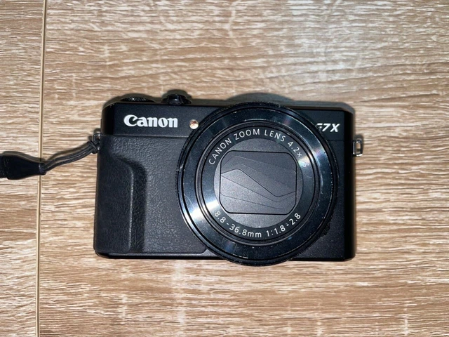 Canon PowerShot G7X Mark II Digital Camera Black