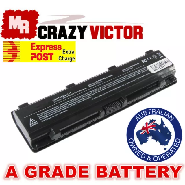 Battery For Toshiba Satellite C850 C850D L850 L850D P850 P870 Pro PA5024U-1BAS