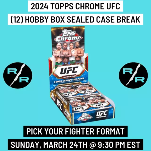HENRY CEJUDO 2024 Topps Chrome UFC 12 Hobby Box 1 Case Fighter Break