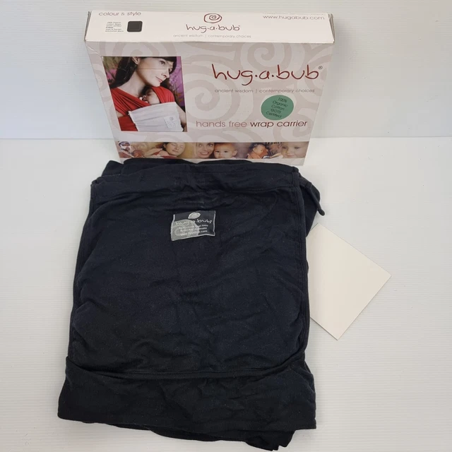 Hug-A-Bub Baby Wrap Carrier Manhattan Black