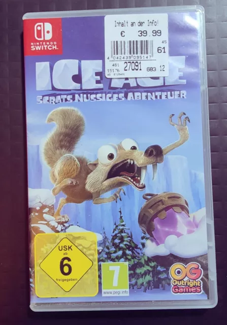 Ice Age: Scrats Nussiges Abenteuer (Nintendo Switch, 2019)