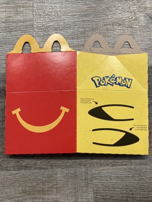 mcdonalds happy meal pikachu box