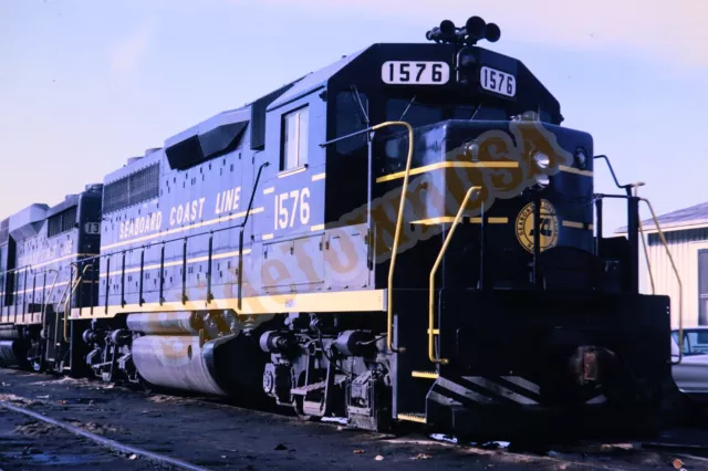 Vtg 1969 Train Slide 1576 SCL Seaboard Coast Line Railroad X3M106