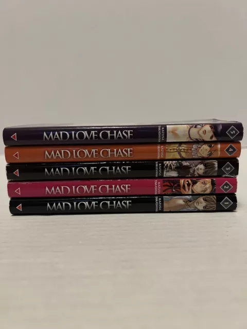 lot 5 mangas MAD Love Chase tomes 1 à 5 TBE VF