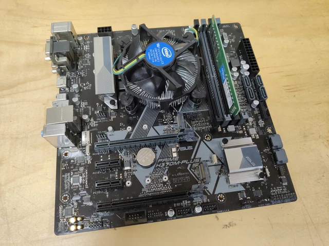 COMBO: ASUS PRIME H370M-PLUS MOTHERBOARD + i5-9400F CPU /w