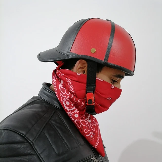 Custom Helmet motorcycle Cap hat Lid Baseball fiberglass black  Chicago Leather 3