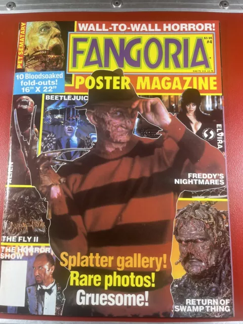 Fangoria Poster Magazine #4 - Horror Poster Magazine 1989