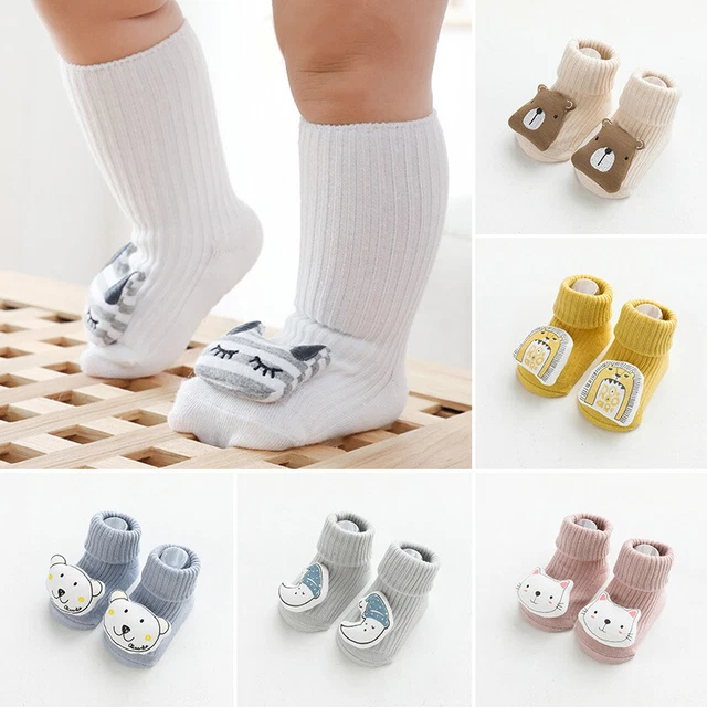 Pantofole calde antiscivolo neonato bambina bambino bambino bambino calzini scarpe culla in cotone nuove