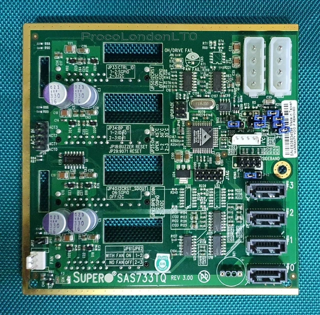 SUPERMICRO SAS733TQ SERVER backplane 4 porte SATA II/SAS EUR 28,81