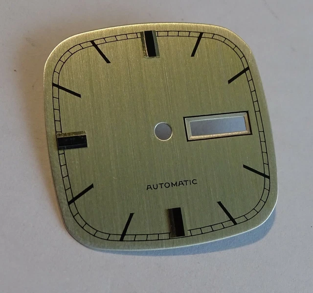 Cadran De Montre Plat Pour Calibre FE 3612 Automatique - Guichet à 3h - Neuf