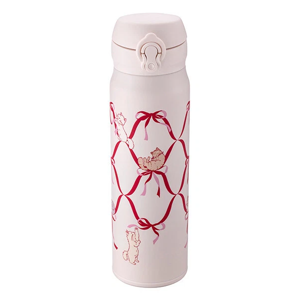 STARBUCKS THERMOS 2024 Valentine's Day Cat Water Bottle Tumbler 600ml