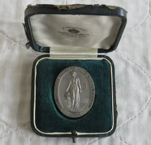 1920 The Confectioners Bakers And Allied Traders Exhibition Hm Silver Medal