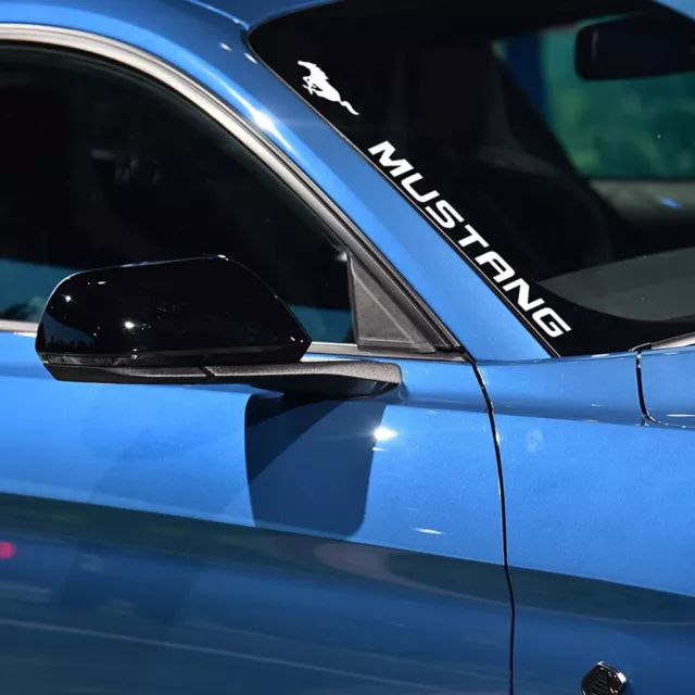 1 Pc Waterproof Side Windshield Decal Car Sticker for Ford Mustang