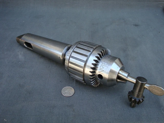 JACOBS No.18N Ball Bearing Super CHUCK 1/8-3/4 CAPACITY No. 4 MORSE TAPER W/ KEY