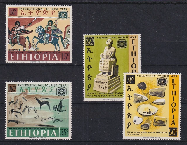 Äthiopien / Ethiopia 1967 Tourismus Mi.-Nr. 572-75 Satz 4 Werte **