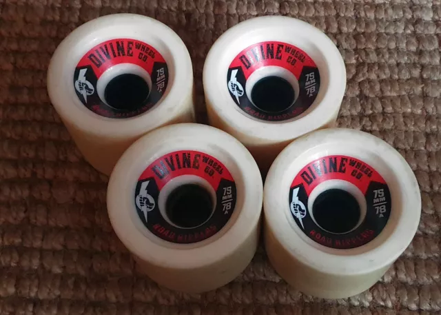 Divine Road Rippers Wheels 75mm 78A Urethane