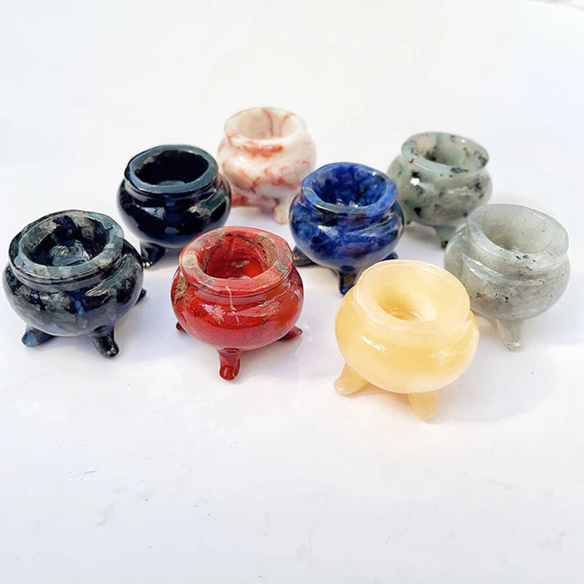 RANDOM 1PC Mini Natural Chakra Crystal Stone Quartz Carved Animal Craft Healing