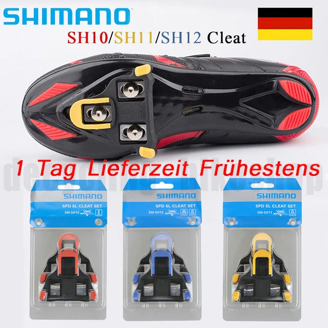 thumbnail image 2 of Shimano SPD-SL Road Pedal Cleats Set – SM-SH10, SH11, SH12 – Fits R9100, R8000, 105 – NIB, Made In Japan 2 of 6