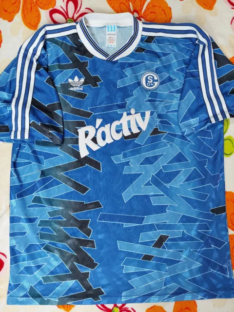 FC Schalke 1992 1993 RACTIV Heimfußball Trikot Trikot Trikot Trikot Trikot Cam