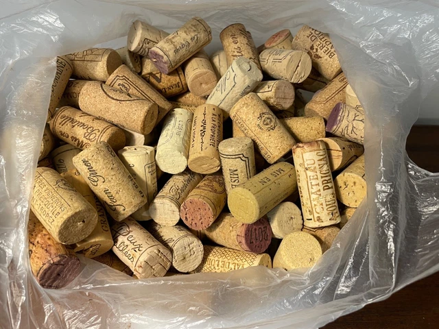 Lot de 6 bouchons en liège en bois pour carafe à vin (6,1 cm 5,1 cm