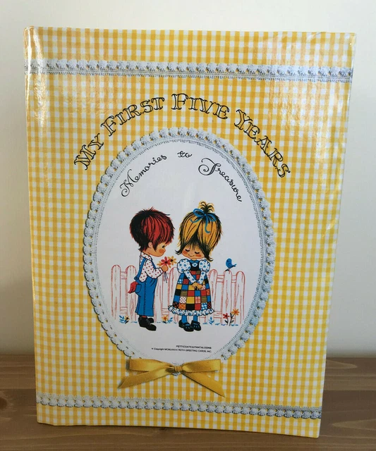 Vtg Tommee Tippee Petticoats & Pantaloons Baby's First Memory Book Holly Hobbie