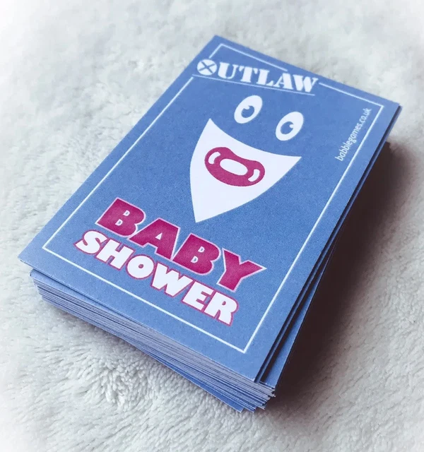 BABY SHOWER CARD Game Guess The Word Phrase 3.49 PicClick UK