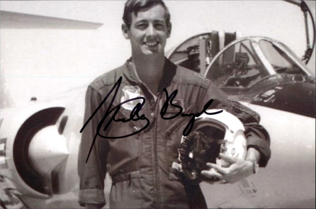 Stanley E Boyd Signed 4x6 Photo USAF & NASA Test Pilot US Air Force F-111 Auto