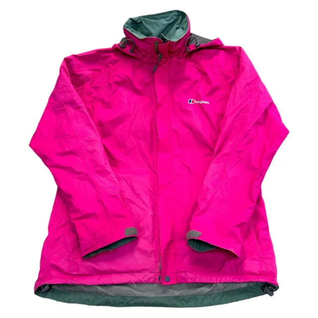 Berghaus Aq2 Jacket Waterproof Hiking Walking Outdoors Rain Pink Womens Uk12