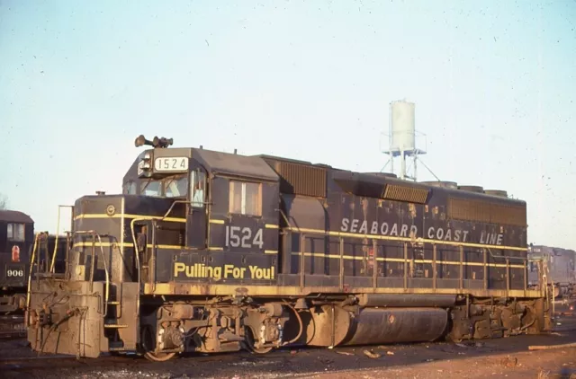 ORIGINAL '78 RAILROAD SLIDE SCL SEABOARD COAST LINE 1524 Atlanta GEORGIA AIR CSX