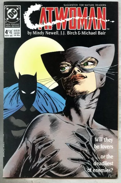 Catwoman #4-1989 vf/nm 1st Catwoman series Batman