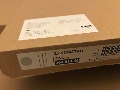 Nueva Marca Ikea smastad PUERTA, GRIS, 30x90 CM, 2 por paquete, 304.513.69
