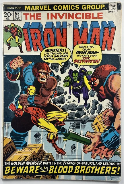 Iron Man #55 1973 2.5-3.0~ National Diamond insert 1st app. Thanos and drax rare